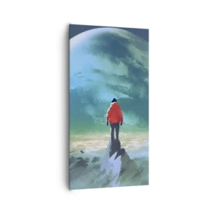 Bild auf Leinwand - Leinwandbild - Entdecker des neuen Landes - 65x120 cm