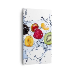 Bild auf Leinwand - Leinwandbild - Viel Spaß mit uns - 45x80 cm