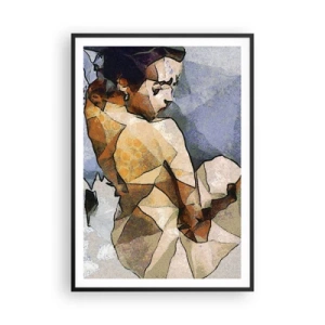 Poster in einem schwarzem Rahmen - Ganz im Sinne des Kubismus - 70x100 cm