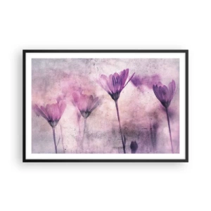 Poster in einem schwarzem Rahmen - Ein Blumentraum - 91x61 cm