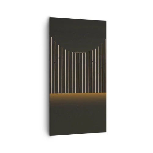 Bild auf Leinwand - Leinwandbild - Die Dunkelheit erkunden - 65x120 cm