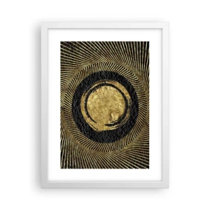 Poster in einem weißen Rahmen - Glamour-Komposition - 30x40 cm