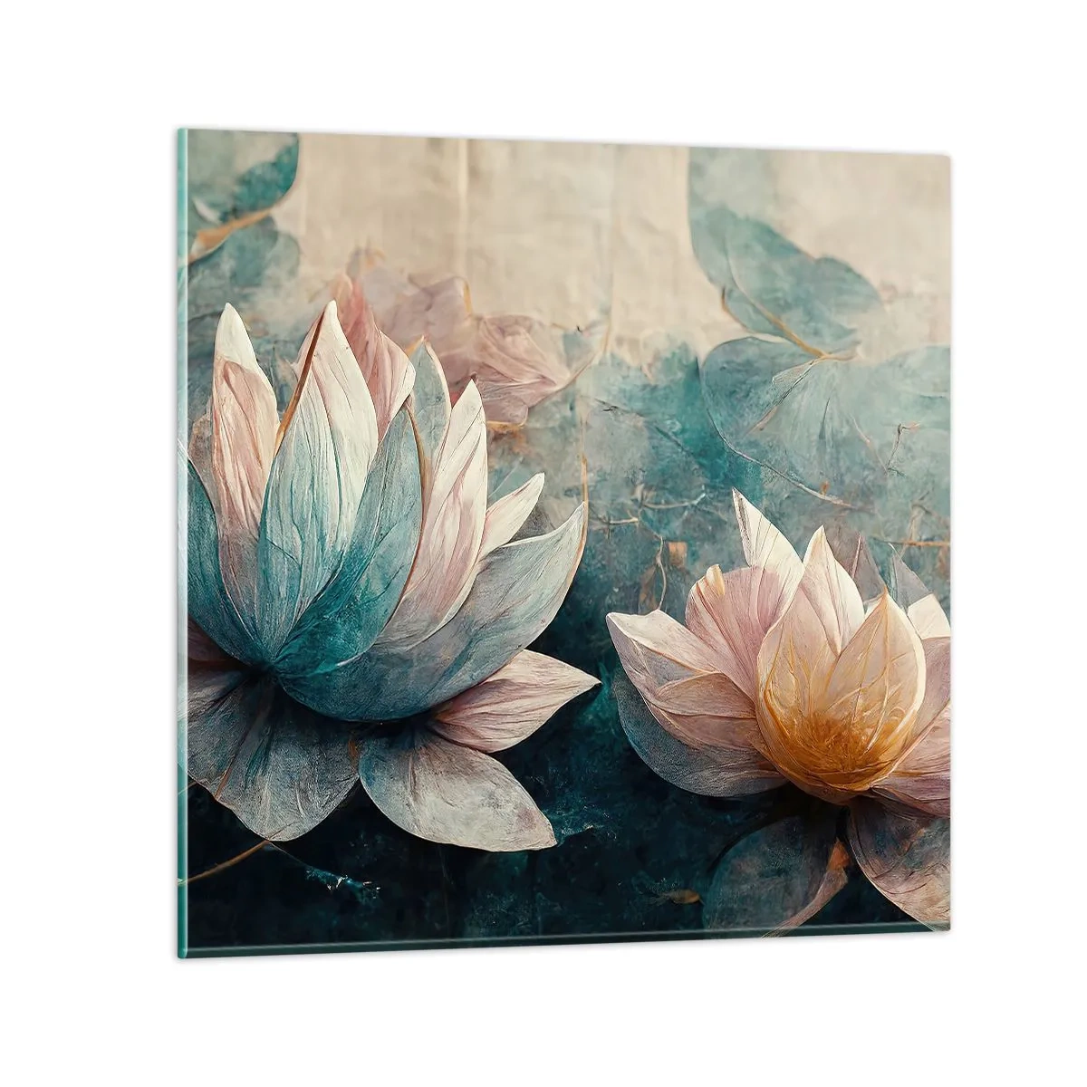 Glasbild - Bild auf glas - Seesterne - 50x50 cm