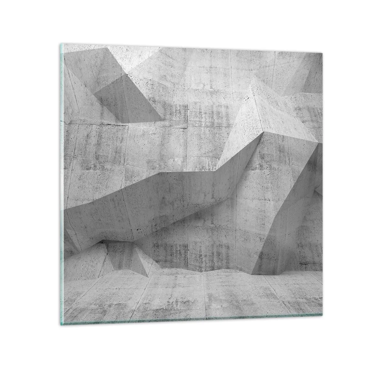 Glasbild - Bild auf glas - Eine echte Herausforderung - 50x50 cm