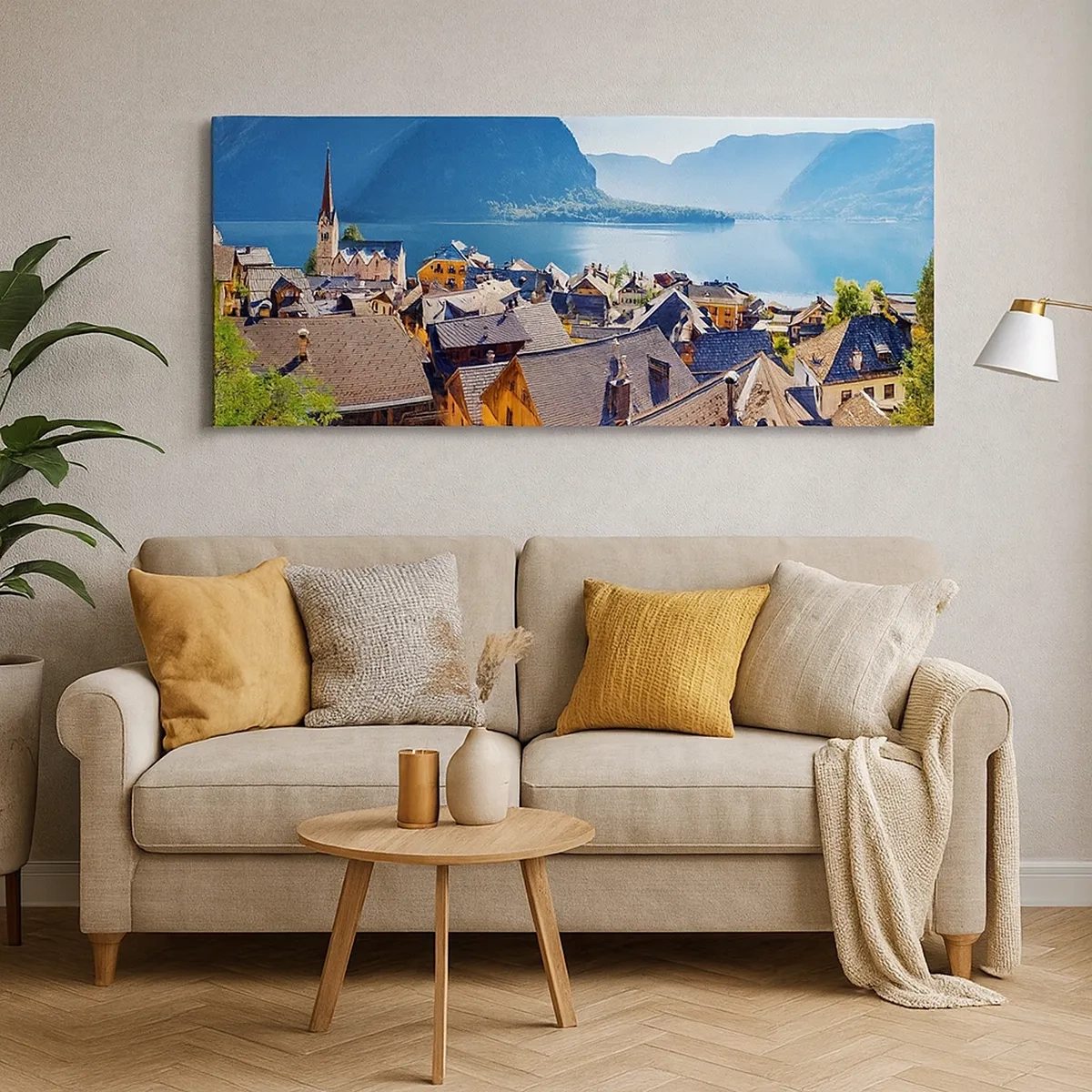 Bild auf Leinwand - Leinwandbild - Es könnte nicht malerischer sein - 30x30 cm