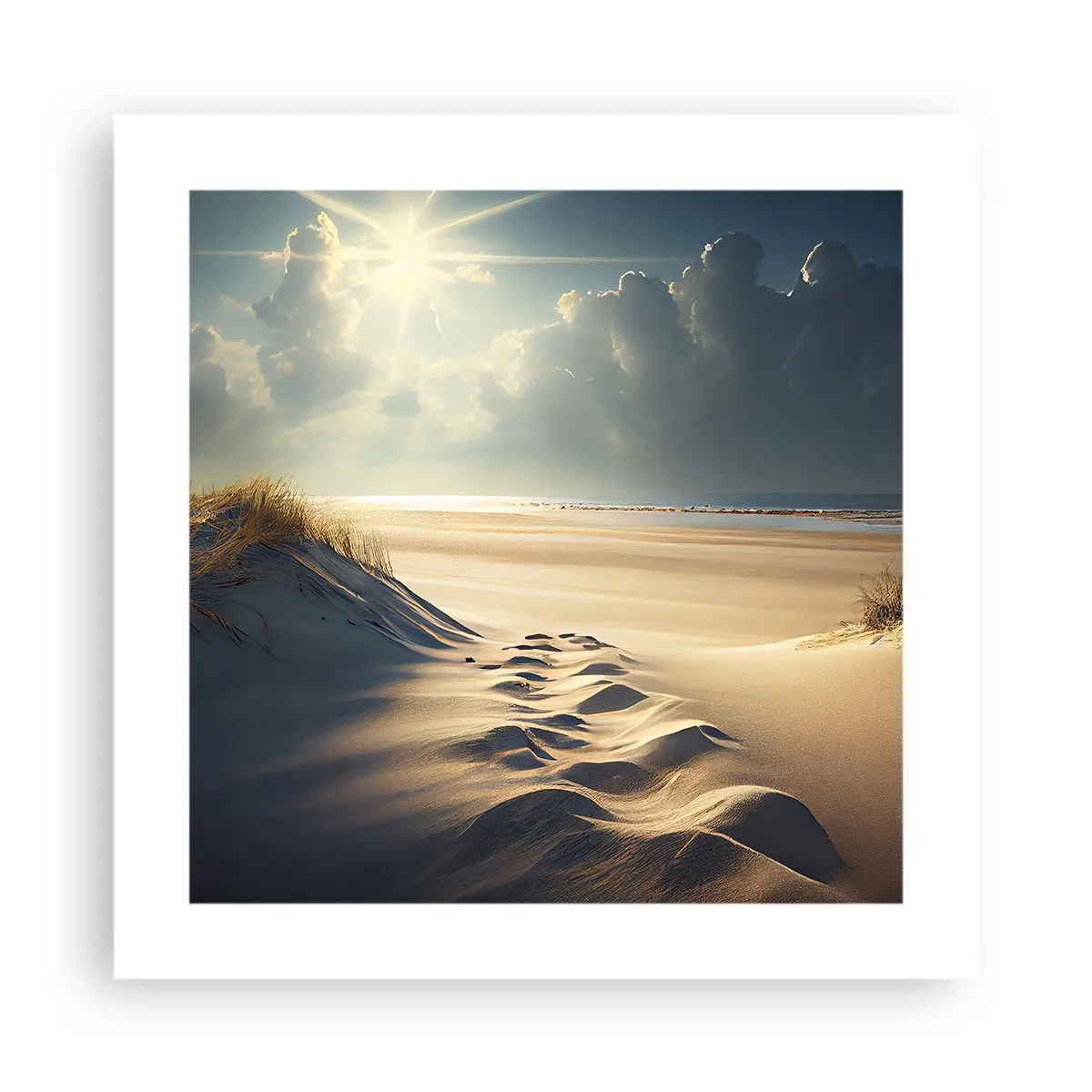 Poster - Beruhigende Landschaft - 40x40 cm