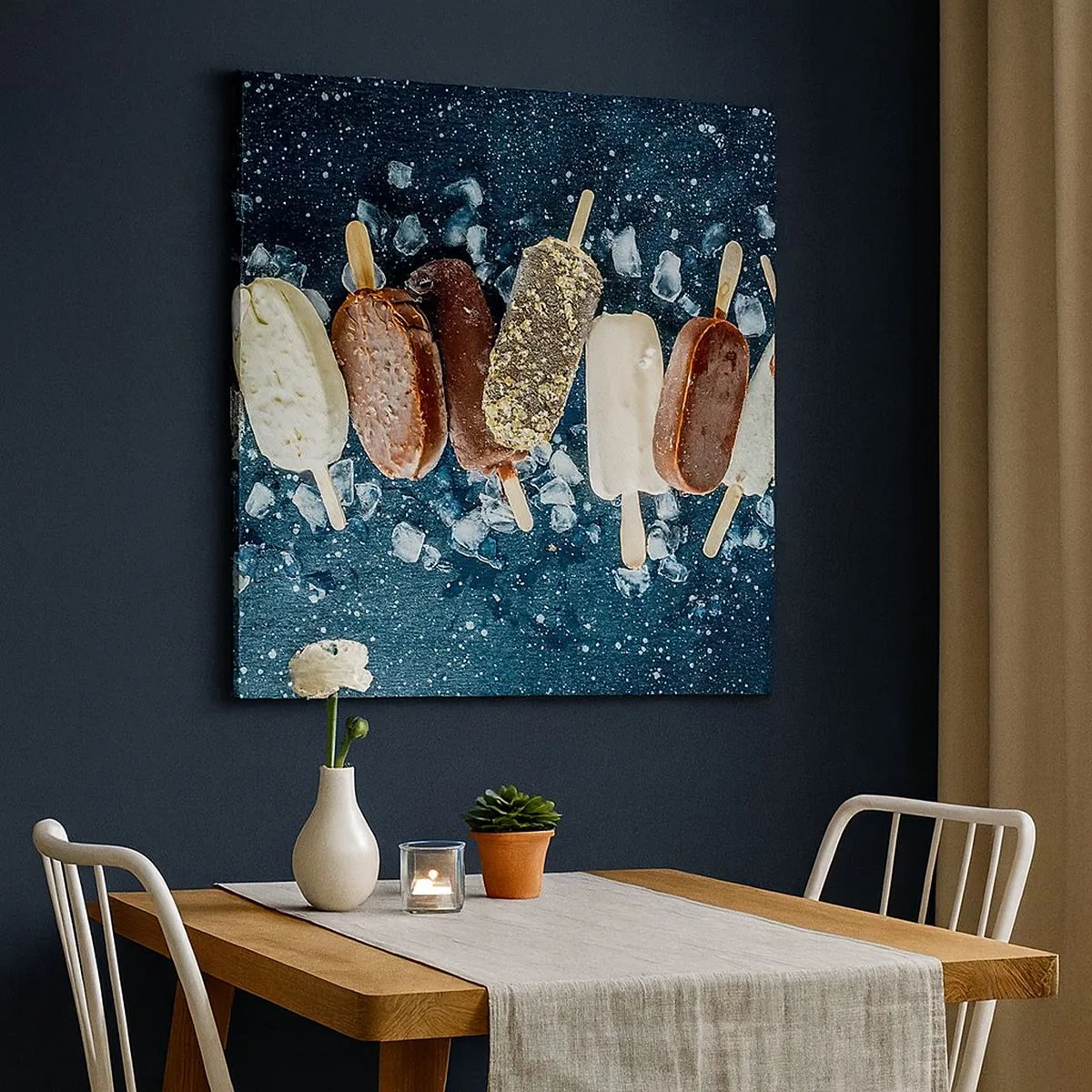 Bild auf Leinwand - Leinwandbild - Geschmack des heißen Sommers - 30x30 cm