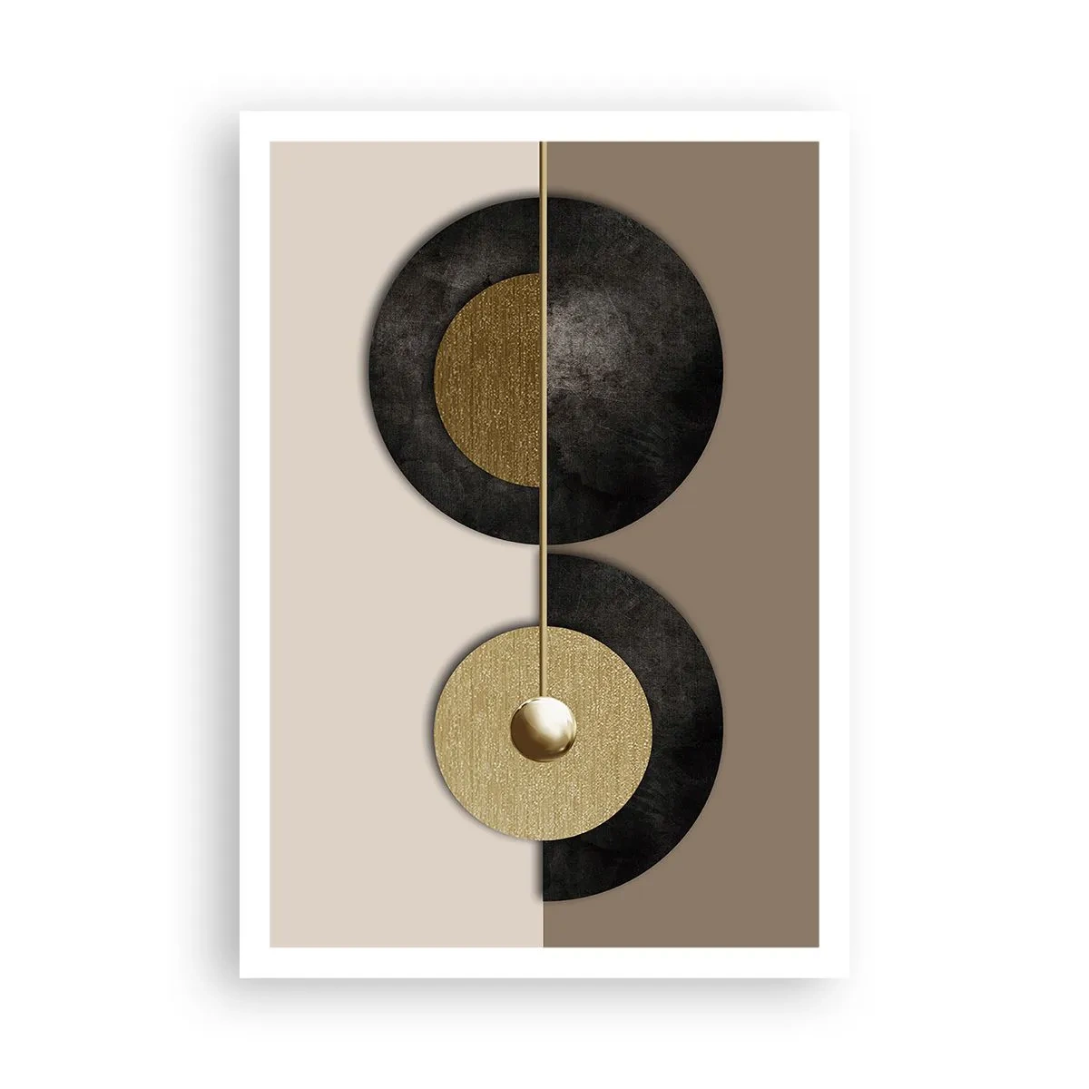 Poster - Variationen rund um den Kreis - 70x100 cm