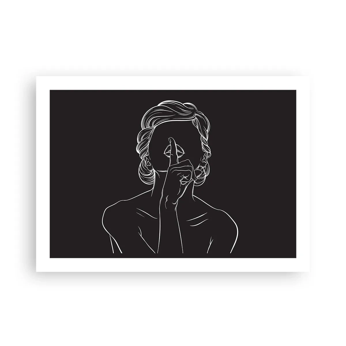 Poster - Schönheit erblüht in der Stille - 70x50 cm