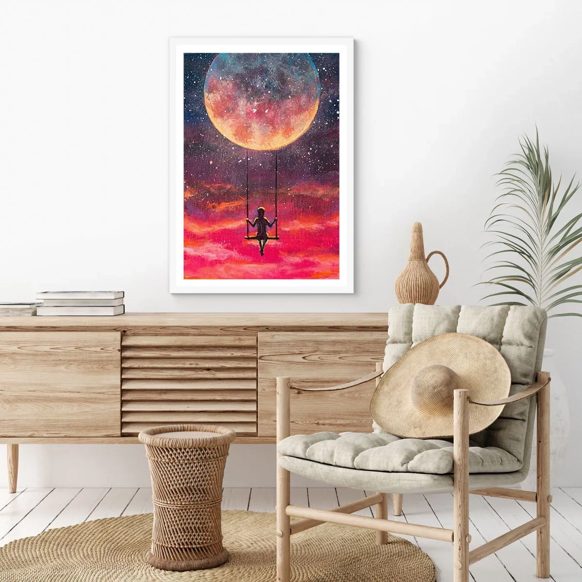 Poster in einem weißen Rahmen - Traum - 70x100 cm