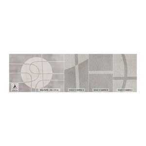 Fototapeten Muster Premium Sand - Kreisförmig und geradeaus - Hell, Minimalistisch, Rad - 100x30 cm