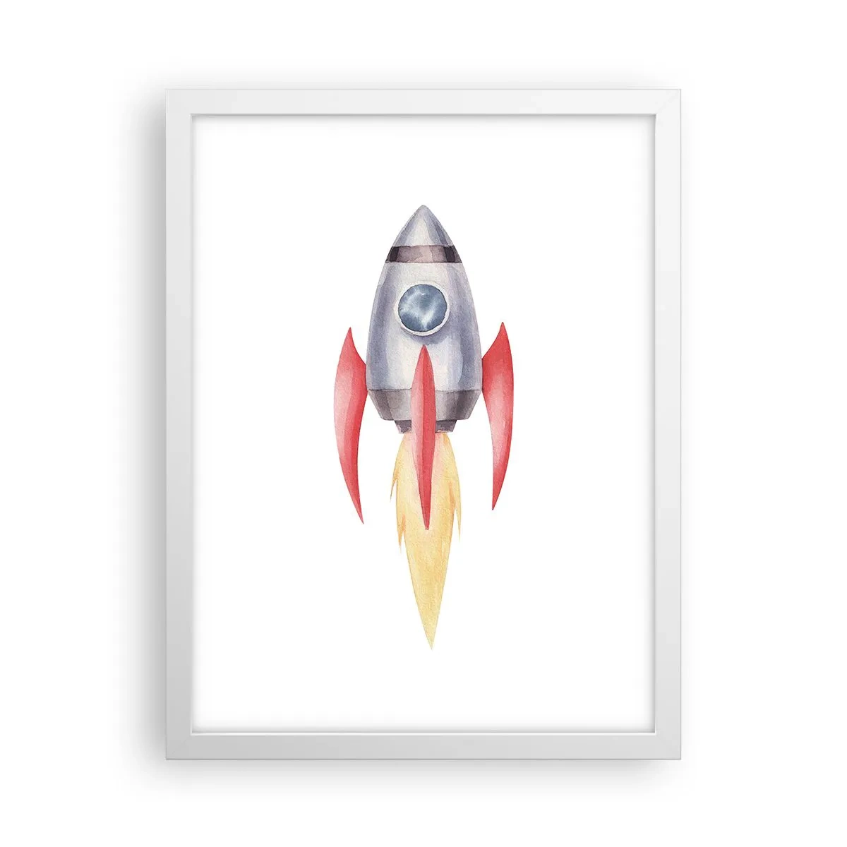 Poster in einem weißen Rahmen - Höher, schneller, weiter - 30x40 cm
