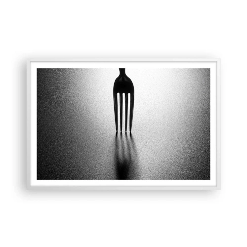 Poster in einem weißen Rahmen - Licht und Schatten - 91x61 cm
