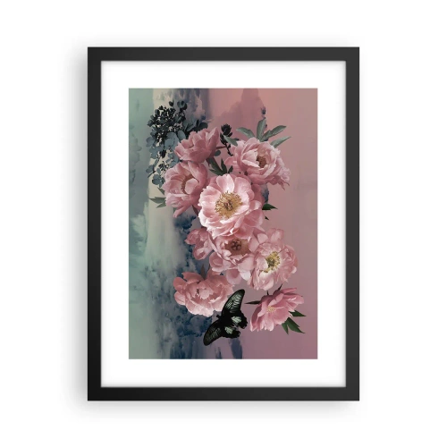 Poster in einem schwarzem Rahmen - Der Höhepunkt der Romantik - 30x40 cm