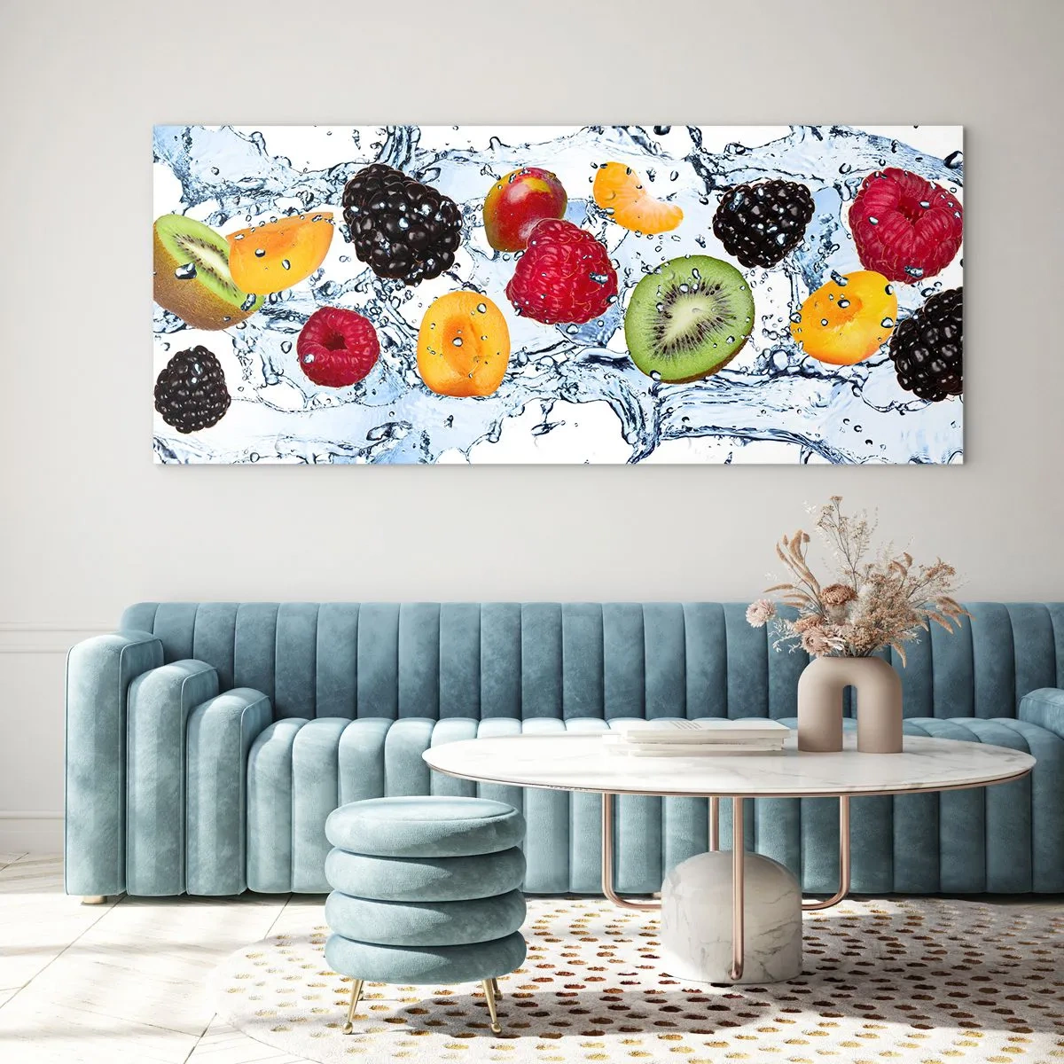 Glasbild - Bild auf glas - Viel Spaß mit uns - 100x40 cm
