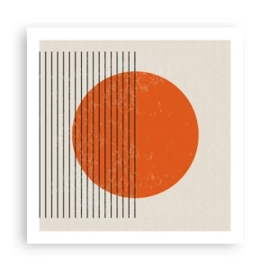 Poster - Immer die Sonne - 60x60 cm