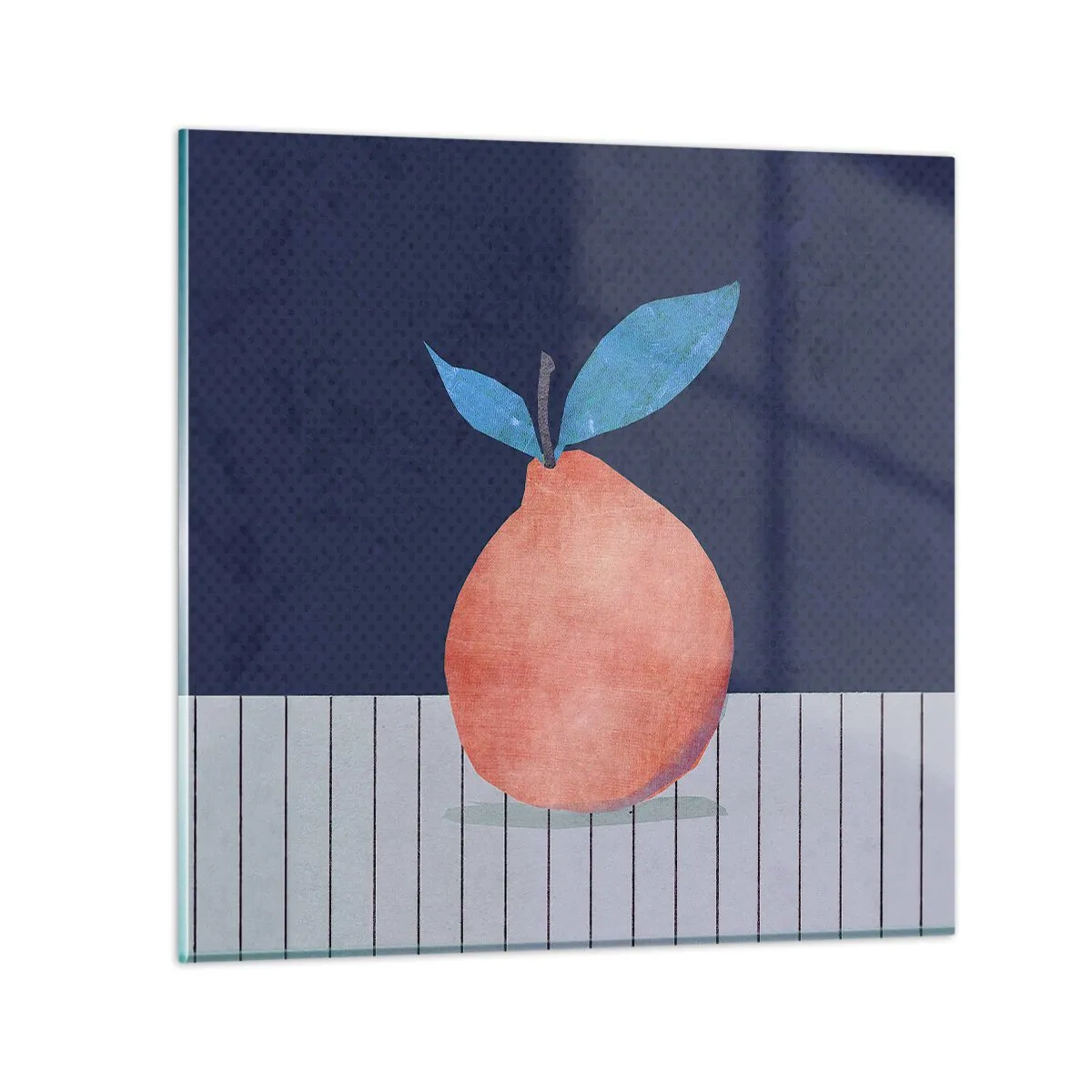 Glasbild - Bild auf glas - Konvexität und Ebene - 60x60 cm