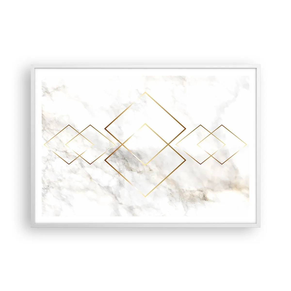 Poster in einem weißen Rahmen - Ein Blick in die Unendlichkeit - 100x70 cm