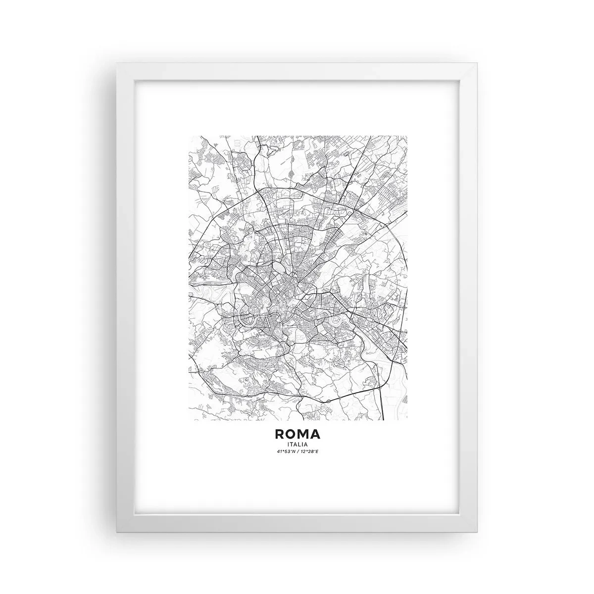 Poster in einem weißen Rahmen - Römischer Kreis - 30x40 cm