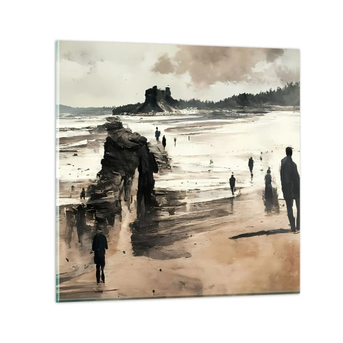 Glasbild - Bild auf glas - Einberufen - 50x50 cm