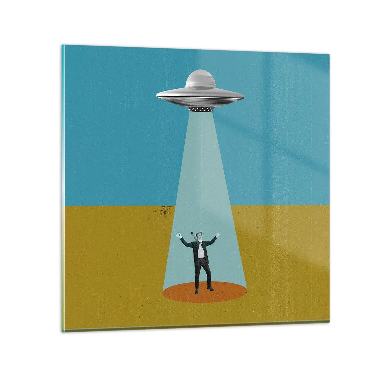 Glasbild - Bild auf glas - Nahe Begegnung - 40x40 cm