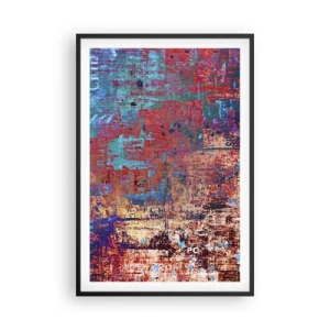 Poster in einem schwarzem Rahmen - Erinnerung und Vergessen - 61x91 cm