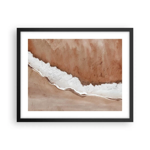 Poster in einem schwarzem Rahmen - In Farben der Erde - 50x40 cm
