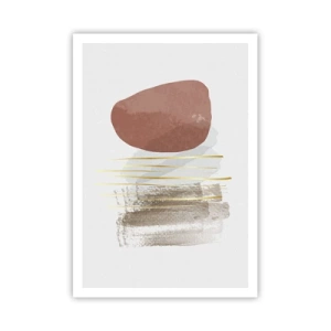 Poster - Abstrakte Kolonnade - 70x100 cm