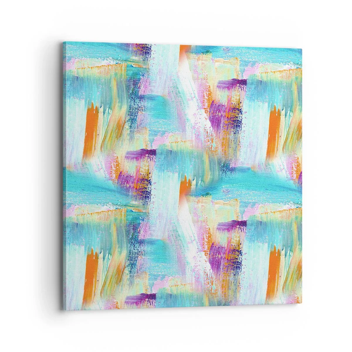 Bild auf Leinwand - Leinwandbild - Fröhlicher Labyrinth-Liner - 70x70 cm