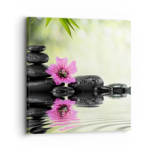 Bild auf Leinwand - Leinwandbild - Zeit für die Seele - 30x30 cm