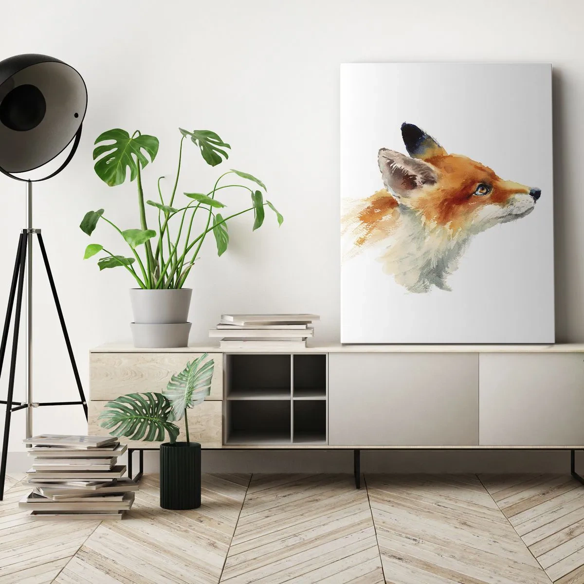 Bild auf Leinwand - Leinwandbild - Man kann nie vorsichtig genug sein - 65x120 cm