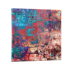 Glasbild - Bild auf glas - Erinnerung und Vergessen - 30x30 cm