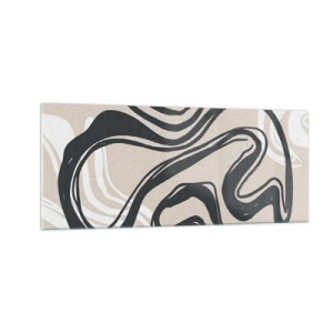 Glasbild - Bild auf glas - Vervielfachter Ausdruck - 100x40 cm