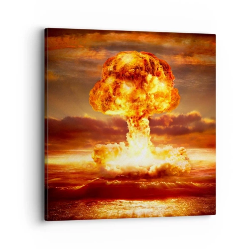 Bild auf Leinwand - Leinwandbild - Und das Ende wird kommen - 40x40 cm