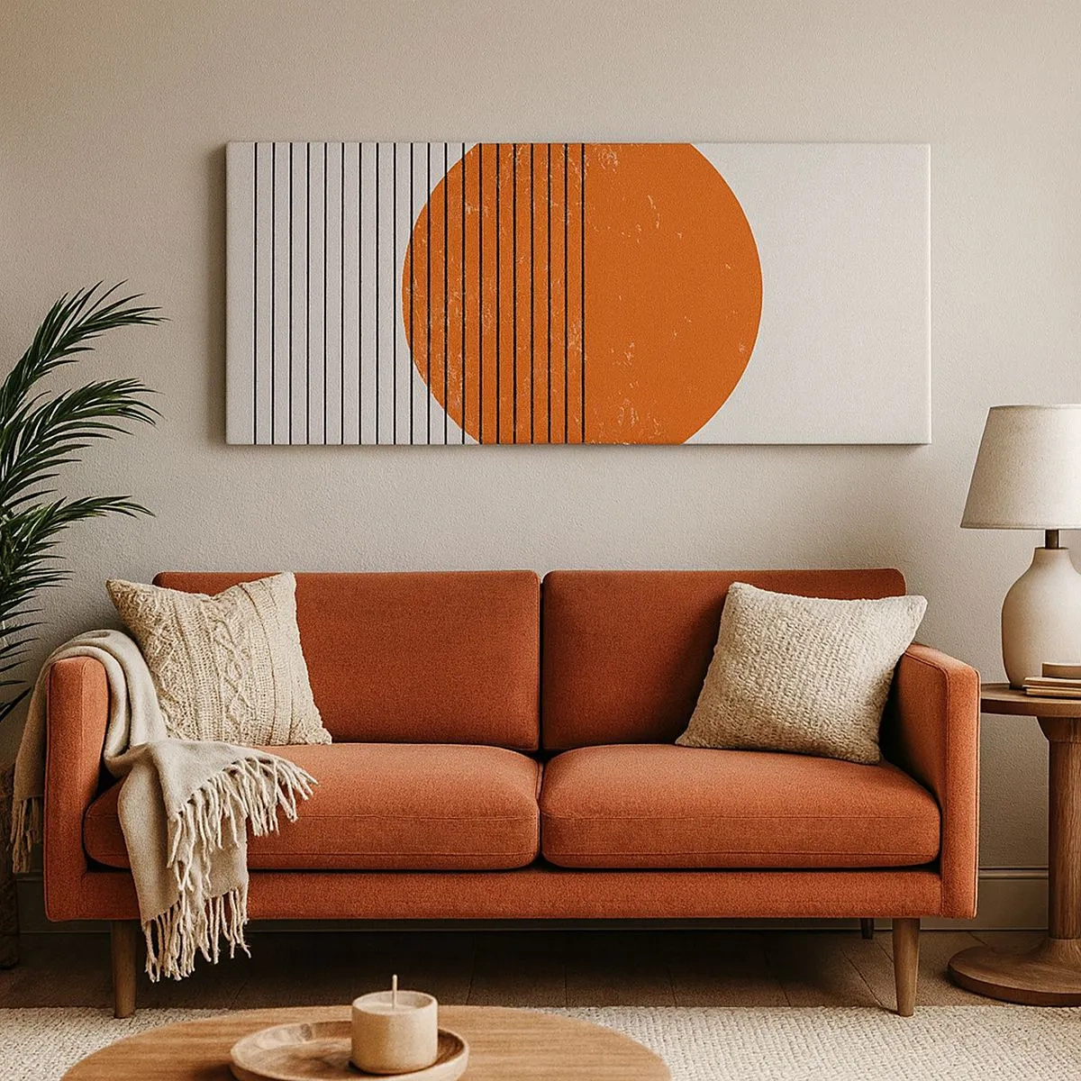Bild auf Leinwand - Leinwandbild - Immer die Sonne - 100x40 cm