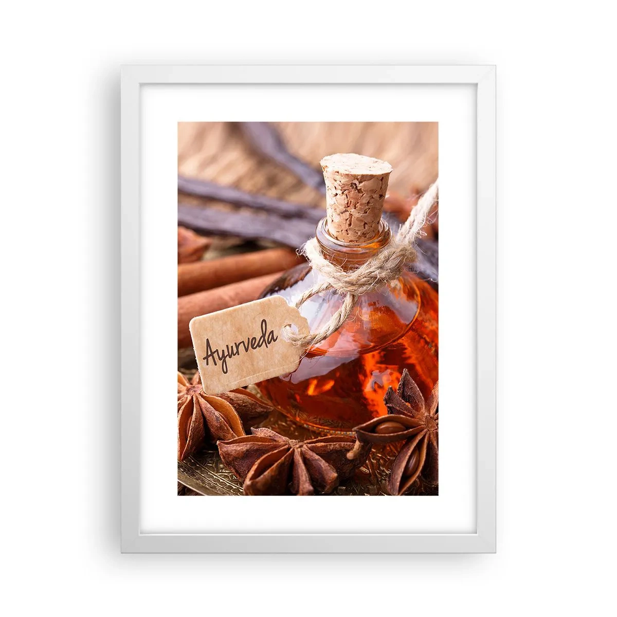 Poster in einem weißen Rahmen - Zur Einheit von Körper und Geist - 30x40 cm