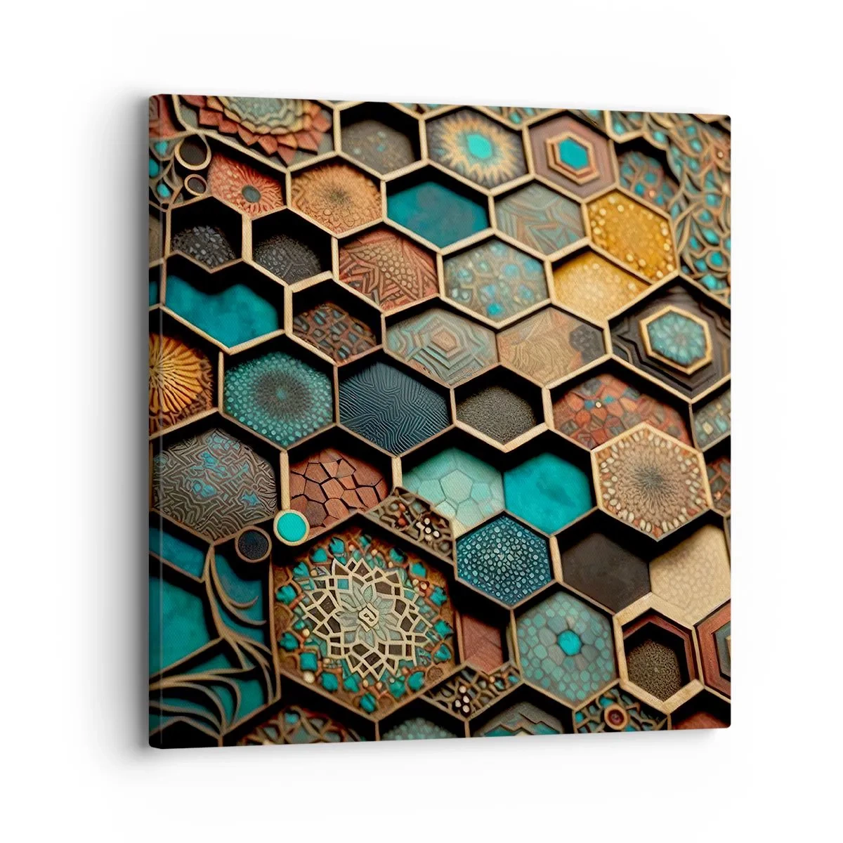 Bild auf Leinwand - Leinwandbild - Arabische Ornamente – Variation - 30x30 cm