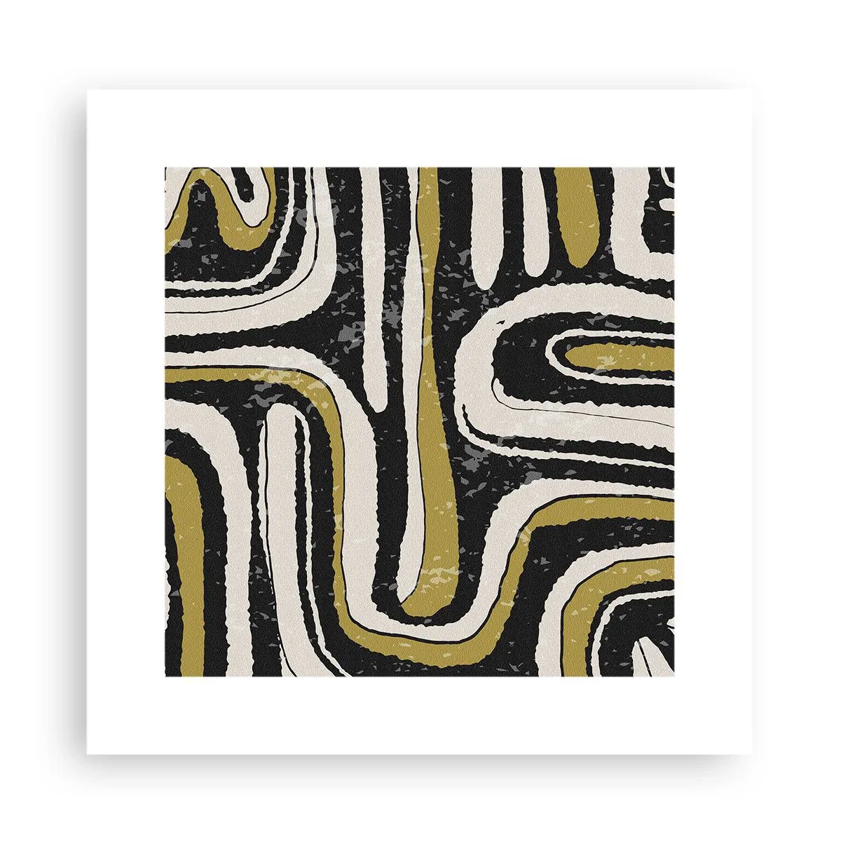 Poster - Komposition: Straßen und Gassen - 30x30 cm