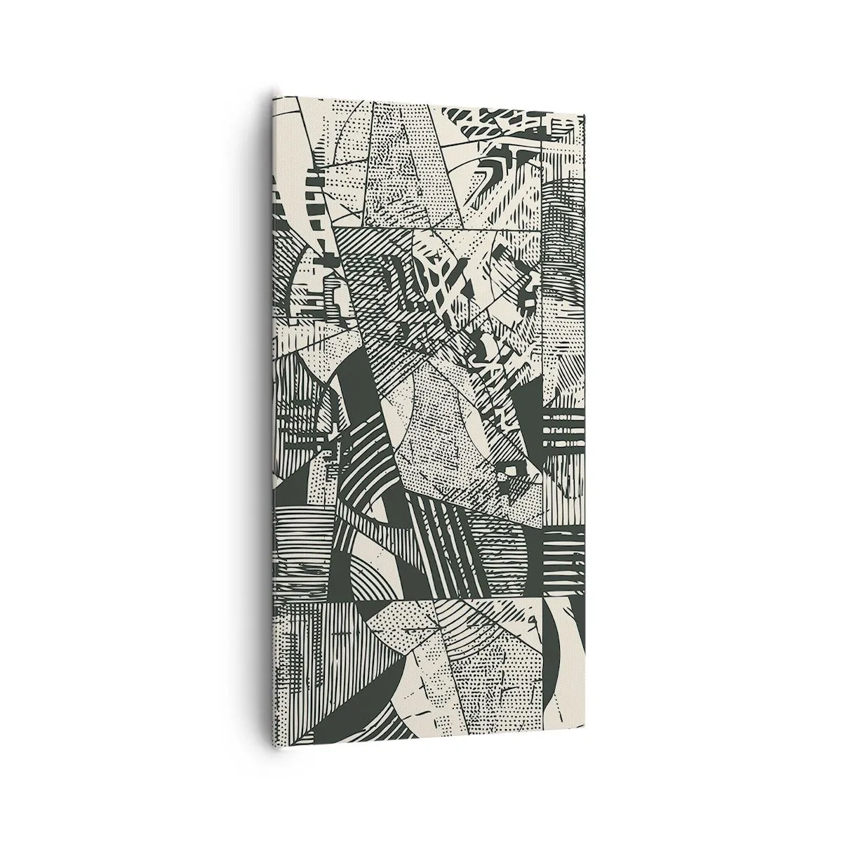 Bild auf Leinwand - Leinwandbild - Die Dynamik der Gegenwart - 65x120 cm