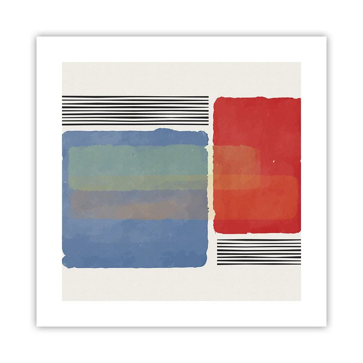 Poster - Der Geist und der Buchstabe der Geometrie - 40x40 cm