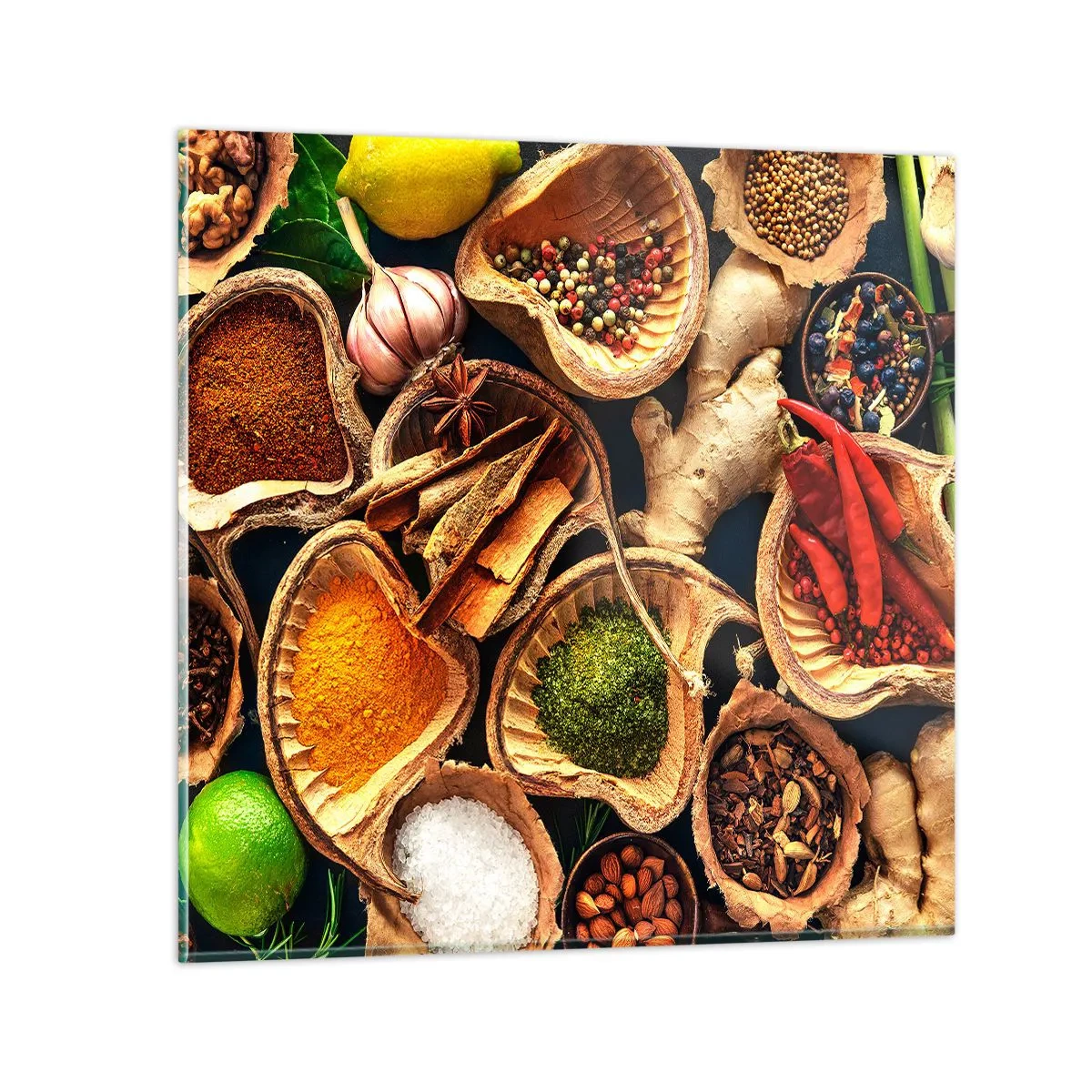 Glasbild - Bild auf glas - Nimm was du willst - 60x60 cm