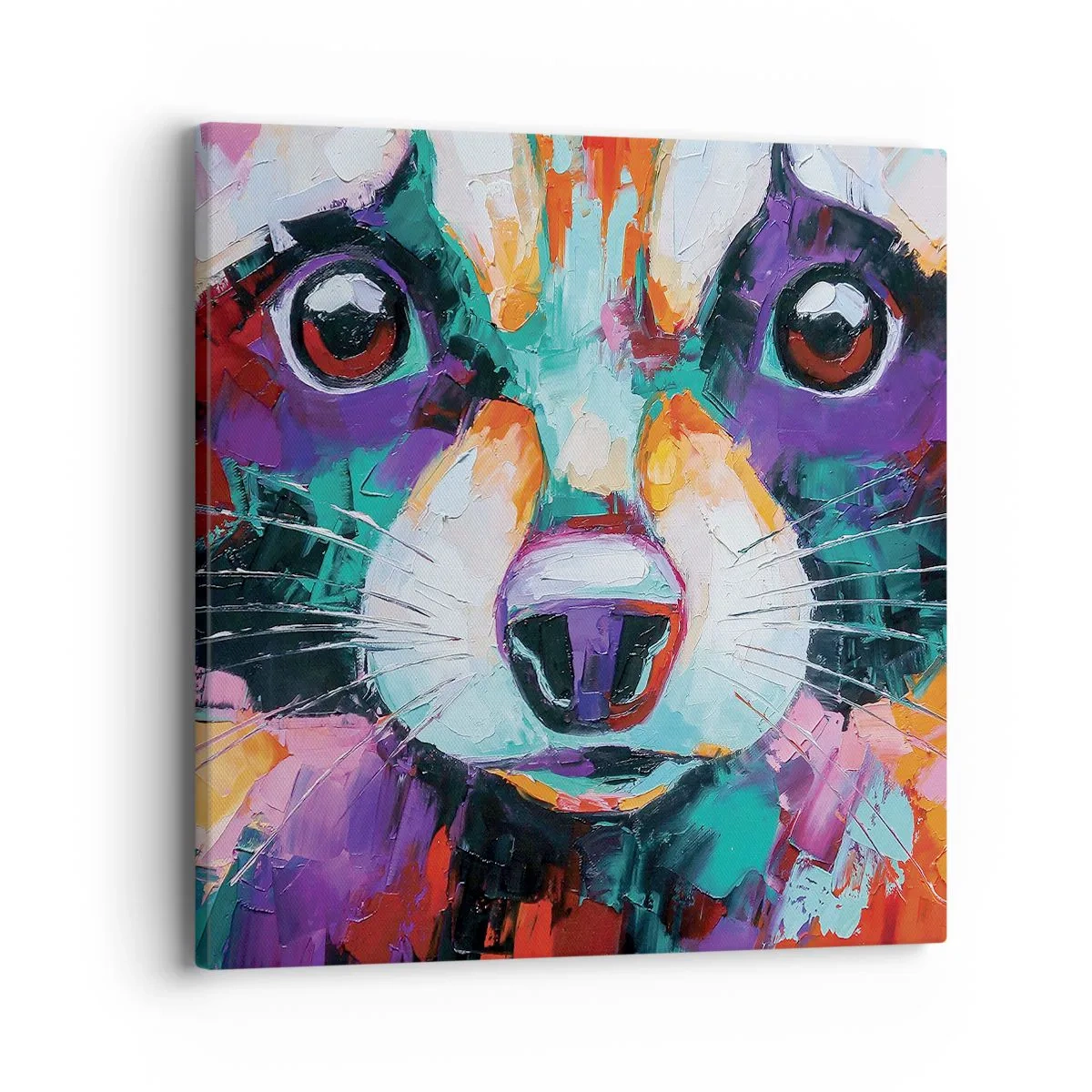 Bild auf Leinwand - Leinwandbild - Nur gute Emotionen - 40x40 cm