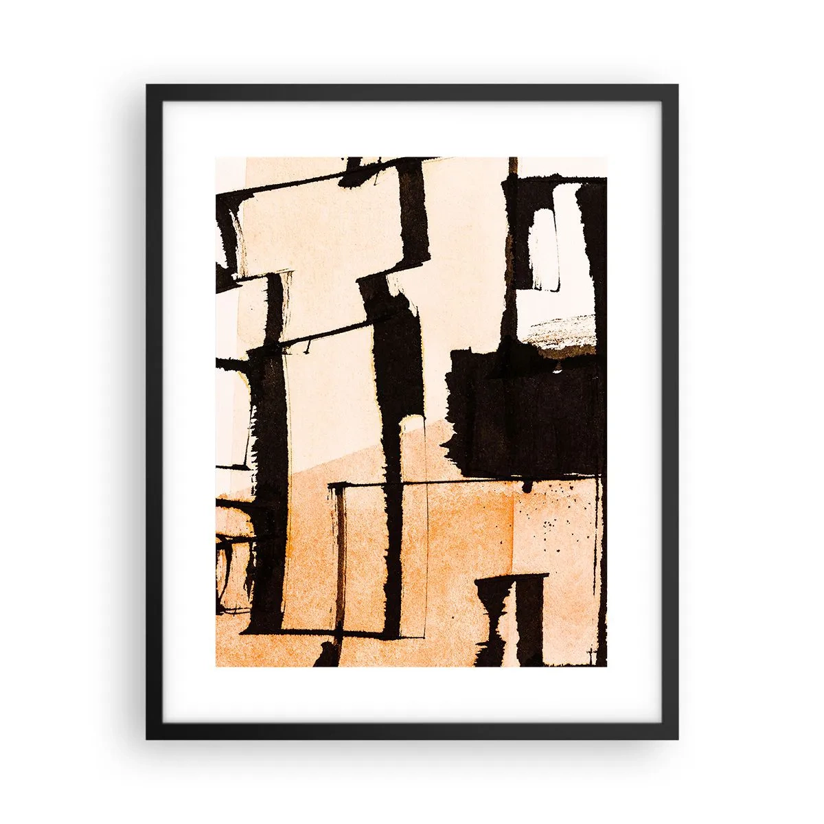 Poster in einem schwarzem Rahmen - Also doch Ordnung - 40x50 cm