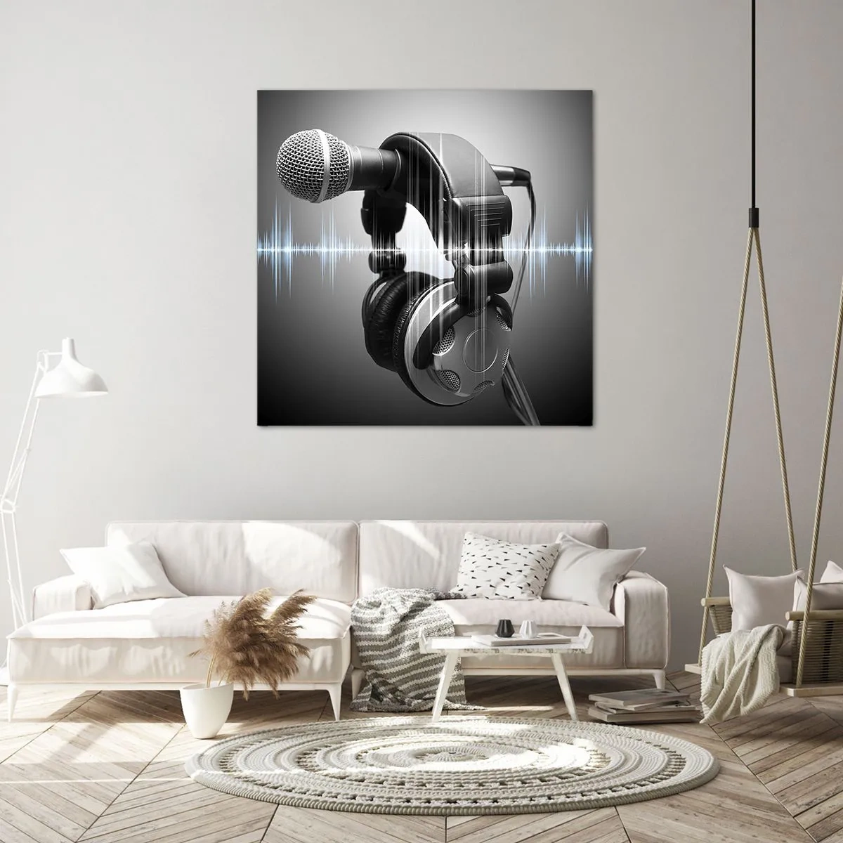 Bild auf Leinwand - Leinwandbild - Du kannst immer noch den Gesang hören - 70x70 cm