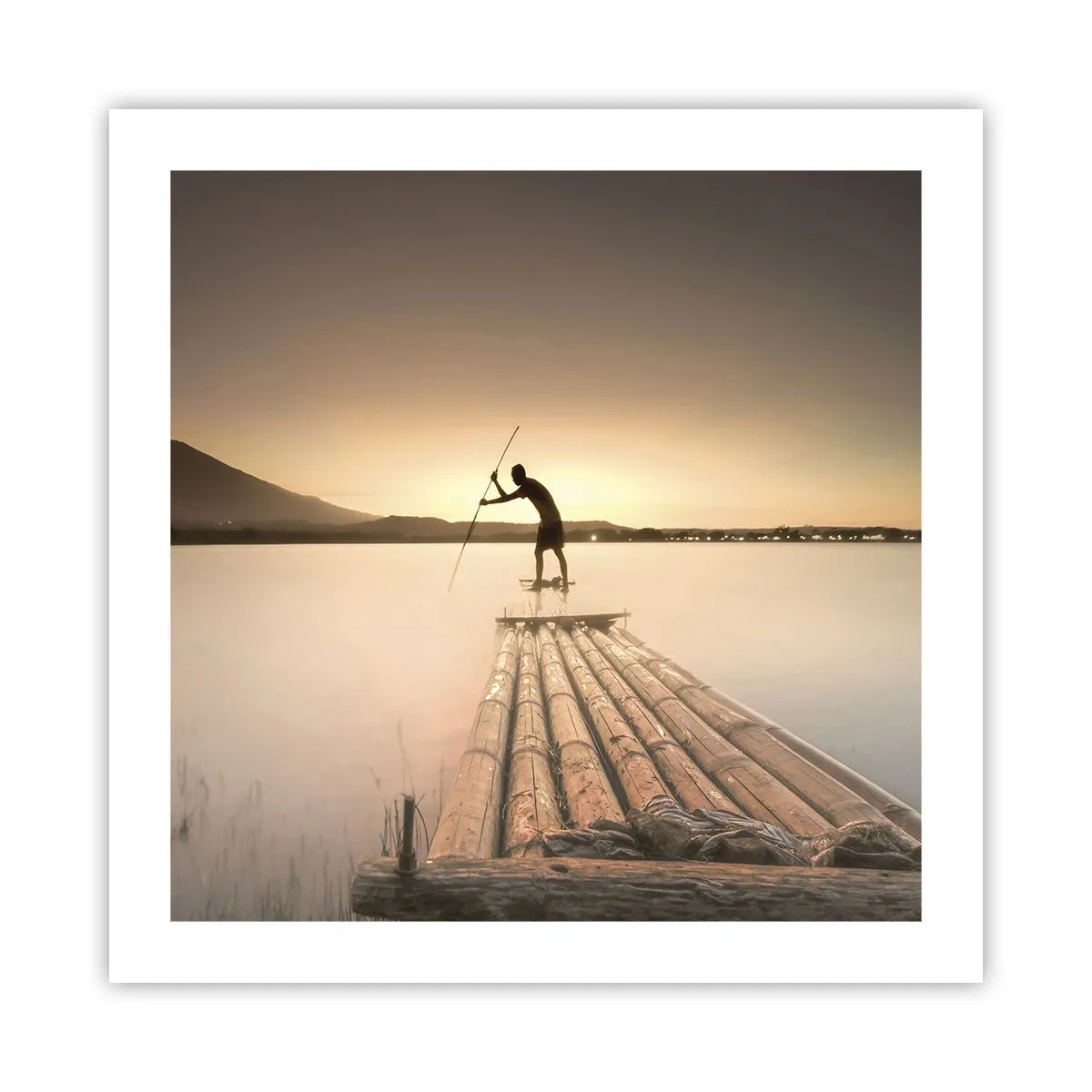 Poster - Vor dem schlafen gehen - 50x50 cm