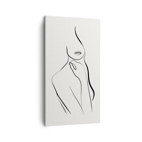 Bild auf Leinwand - Leinwandbild - Eine Welle der Melancholie - 45x80 cm