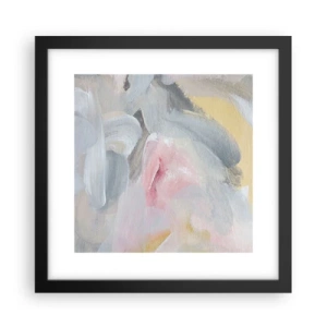 Poster in einem schwarzem Rahmen - In einer Pastellwelt - 30x30 cm