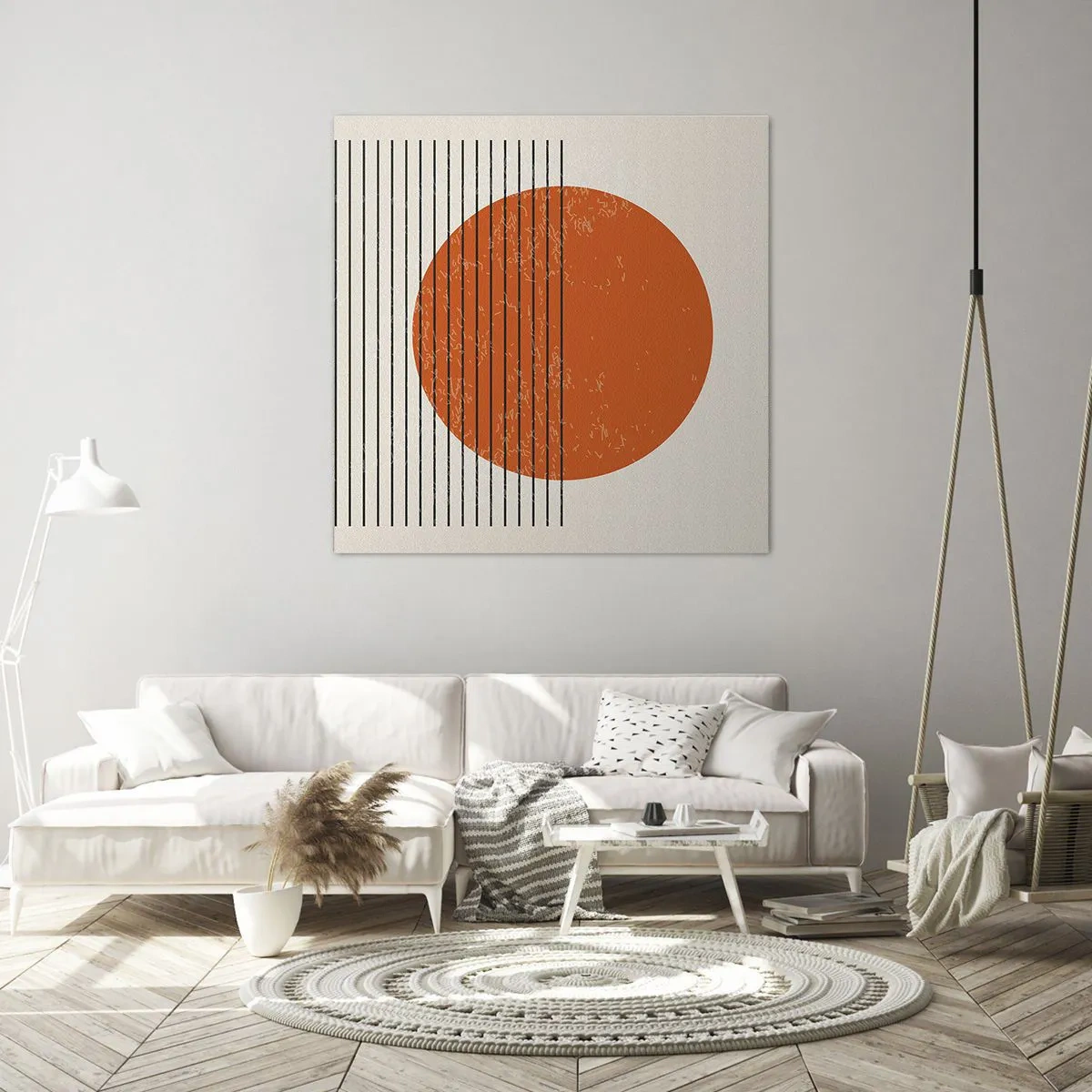 Bild auf Leinwand - Leinwandbild - Immer die Sonne - 30x30 cm