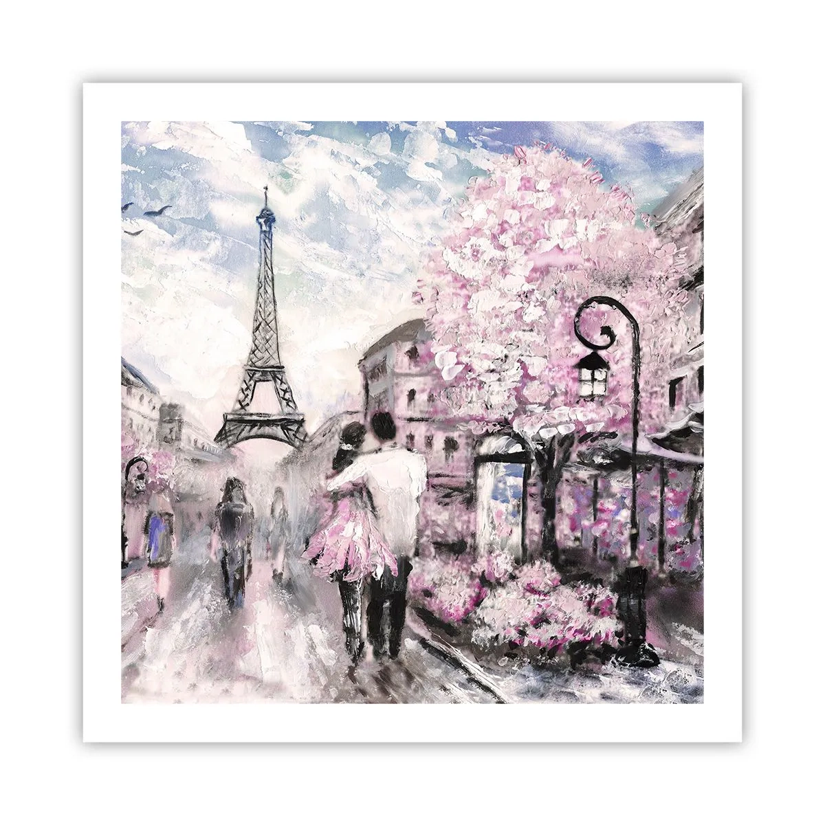 Poster - Wie man sich verlieben kann, ist nur in ... - 60x60 cm