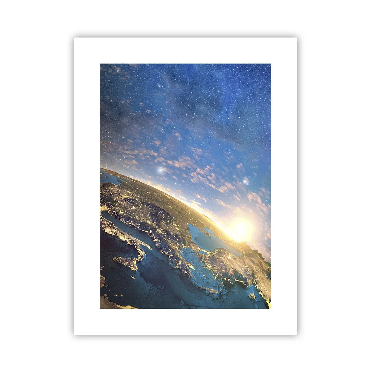 Poster - Schauen wir uns aus der Ferne an - 30x40 cm